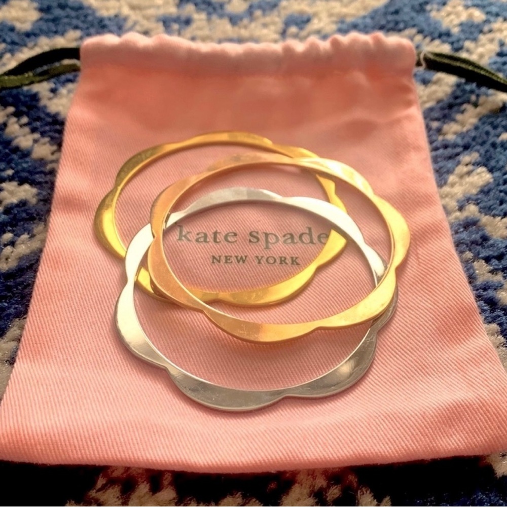 Kate Spade Scalloped Bangle Bracelet Set